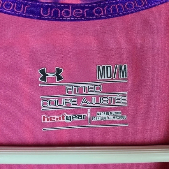 Under Armour tye dye heat gear short sleeve top - Picture 6 of 8